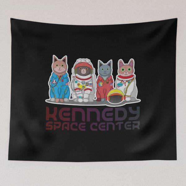 Item preview, Cat Astronaut Kennedy Space Center designed and sold by DolphinCatfish.