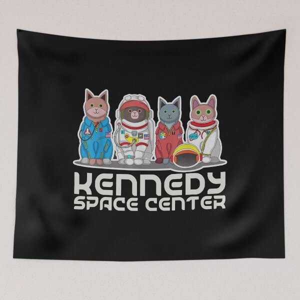 Item preview, Cat Astronaut Kennedy Space Center designed and sold by DolphinCatfish.