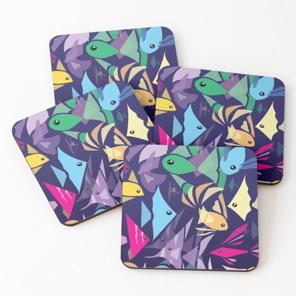 Item preview, Geometric School Of Fish designed and sold by Crystellia.