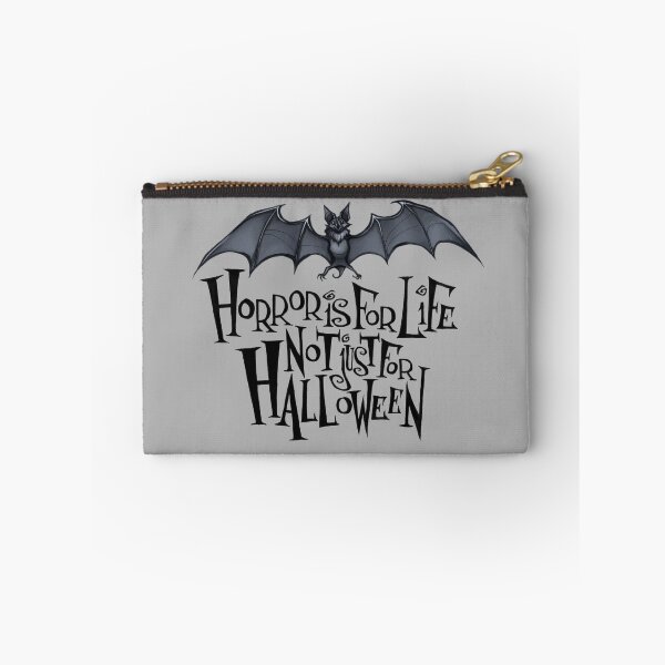 Item preview, Horror is For Life, Not Just For Halloween - Dark Version (Grey Background) designed and sold by Tally-Todd.