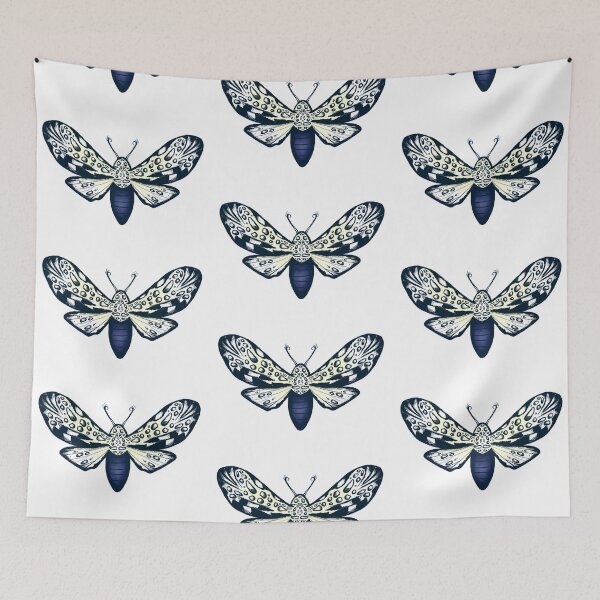 Item preview, Giant Leopard Moth Sketch Artwork designed and sold by Manda Lyn LaCorte.