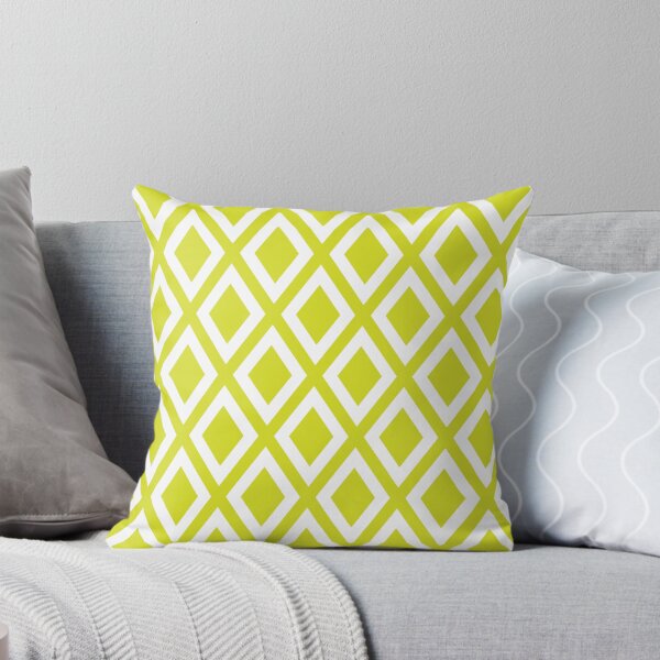 Item preview, Chartreuse Diamond Pattern designed and sold by ImageNugget.