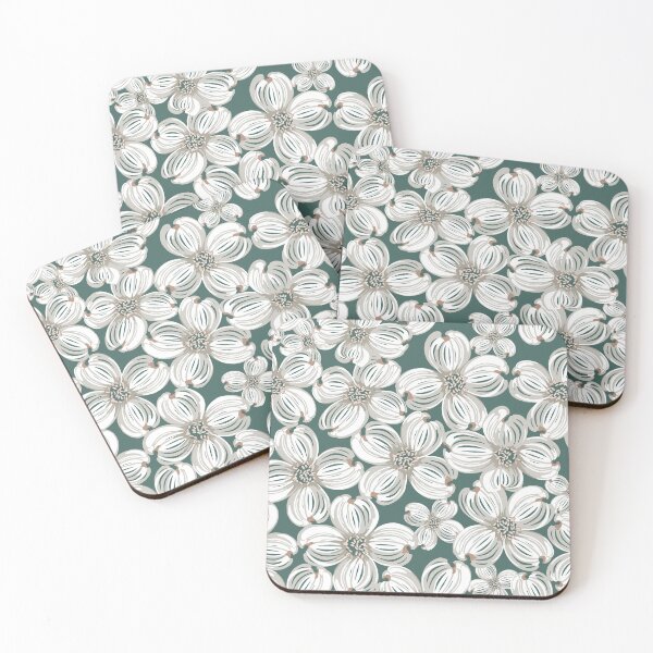 Item preview, Dogwood Floral Pattern designed and sold by L Diane Johnson.
