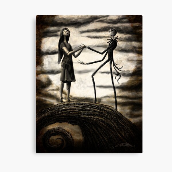 Nightmare Before Christmas Canvas Print