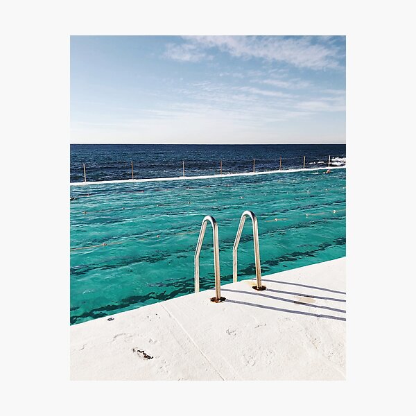 Item preview, Tropical Turquoise Blue Swimming Pool  designed and sold by newburyboutique.