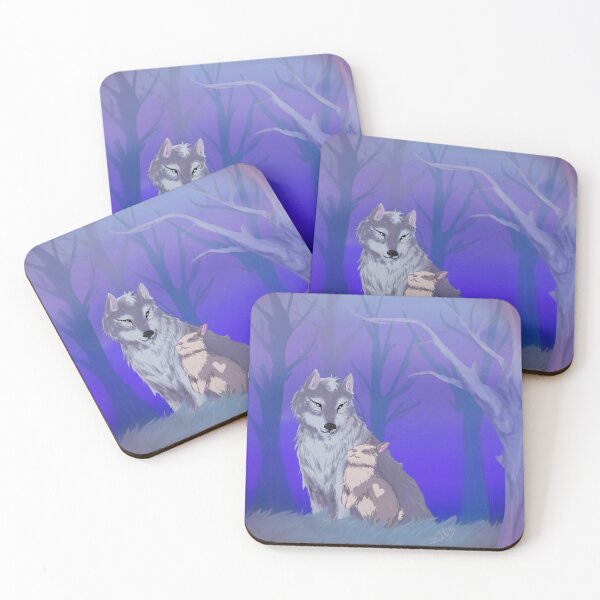Item preview, Rabbit and wolf - Animals love designed and sold by edithbdraw.