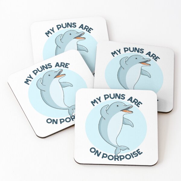 Item preview, My Puns Are On Porpoise Funny Animal Puns  designed and sold by punnybone.