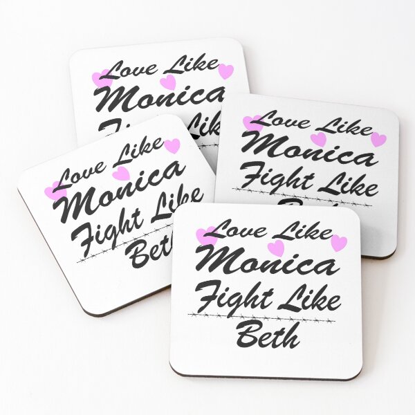 Item preview, Love Like Monica Fight Like Beth designed and sold by marinerecon71.