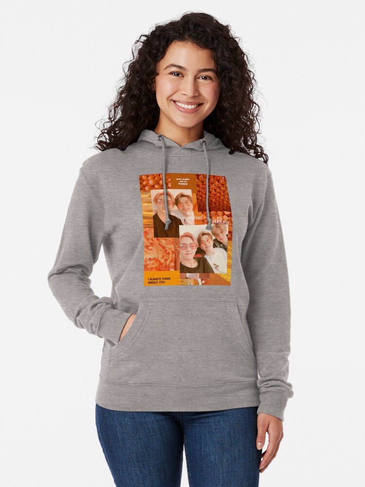 orange aesthetic hoodie