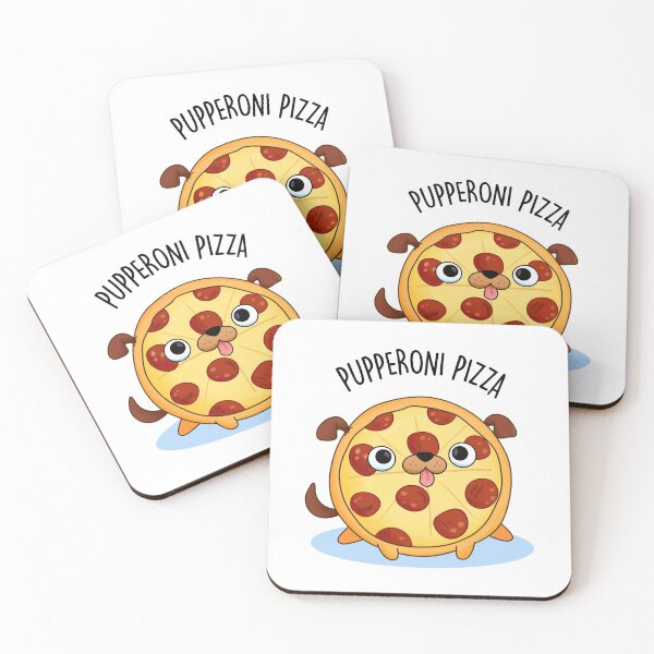 Item preview, Pupperoni Pizza Funny Puppy Pizza Puns  designed and sold by punnybone.