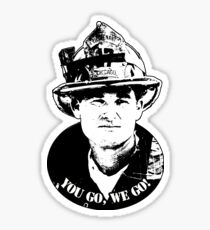 You Go, We Go - Backdraft - Bull Sticker