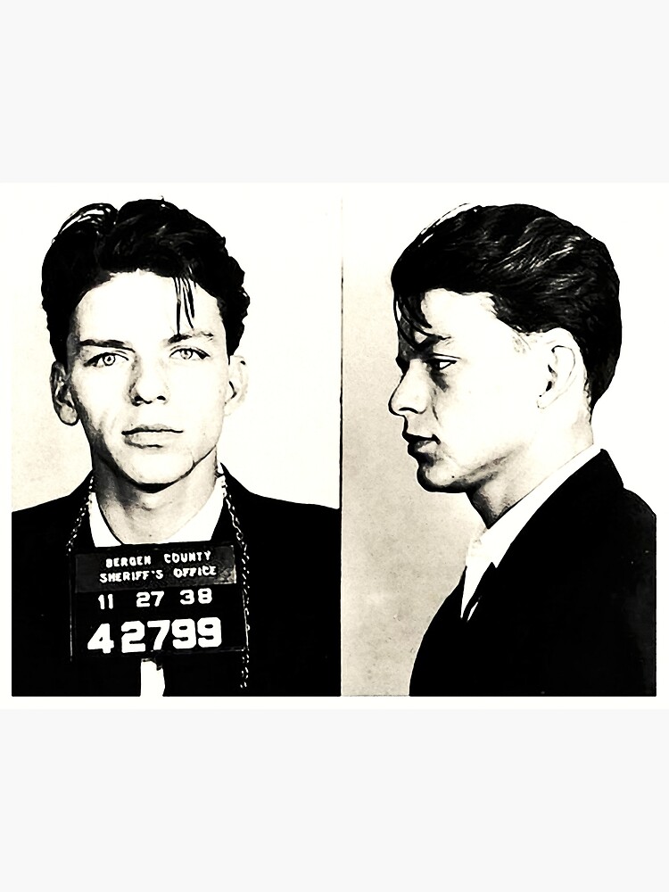 Frank Sinatra Mug Shot 1938 Poster By Michaelroman Redbubble