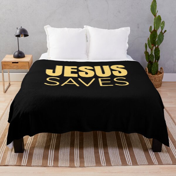 Item preview, Jesus Saves, Christian Quote, Christian Saying designed and sold by ChristianLife.