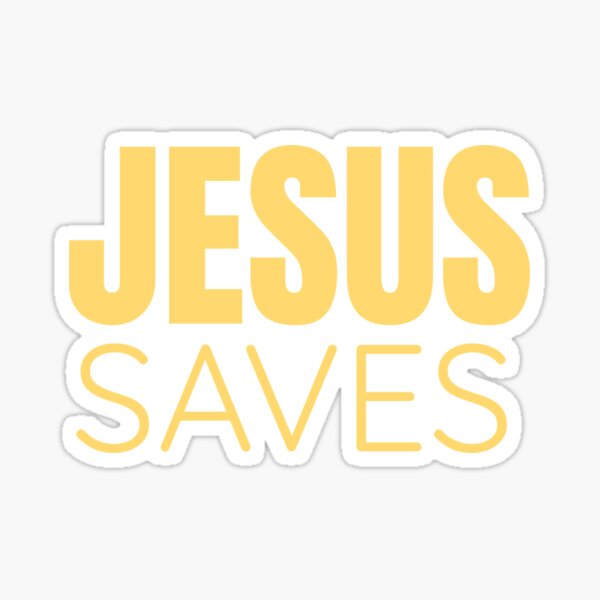 Item preview, Jesus Saves, Christian Quote, Christian Saying designed and sold by ChristianLife.