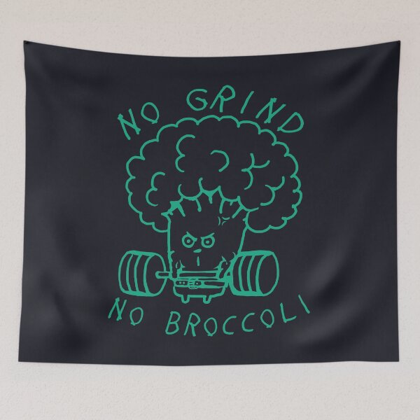 Item preview,  No Grind No Broccoli designed and sold by Huebucket.