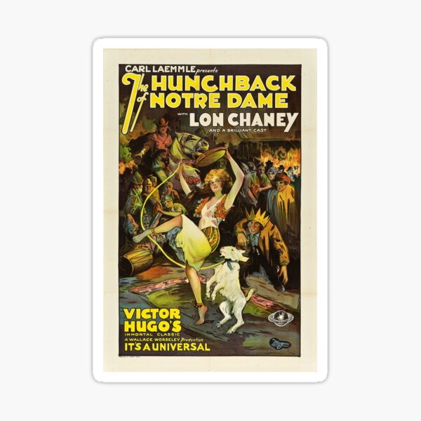 Item preview, The Hunchback of Notre Dame (1923) designed and sold by meowdeer123.