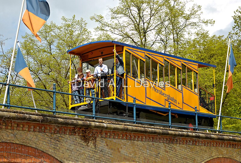 "Nerobahn funicular, Wiesbaden, Germany." by David A. L. Davies | Redbubble