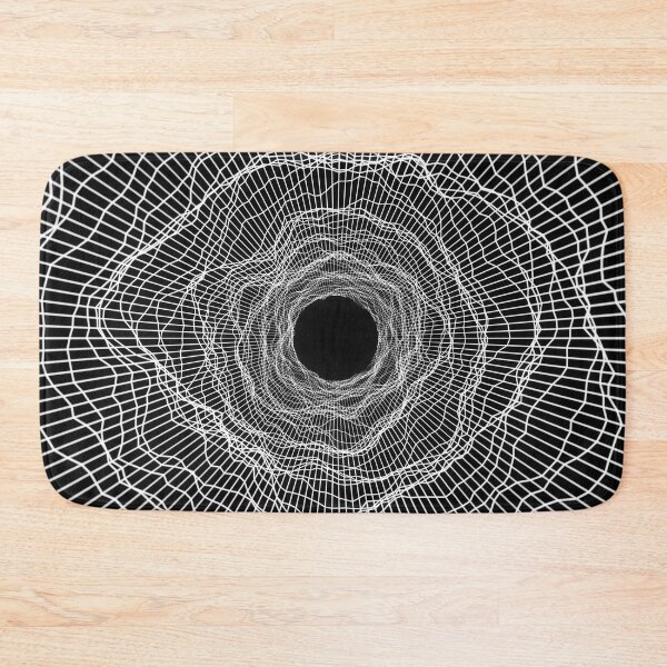 Item preview, Black hole 3 -futuristic space- Black and White designed and sold by lematworks.