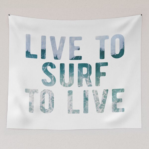 Item preview, Surf Sticker Live To Surf designed and sold by TonySpencer.