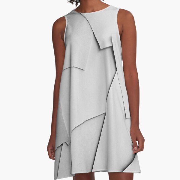 Sheets of Paper A-Line Dress