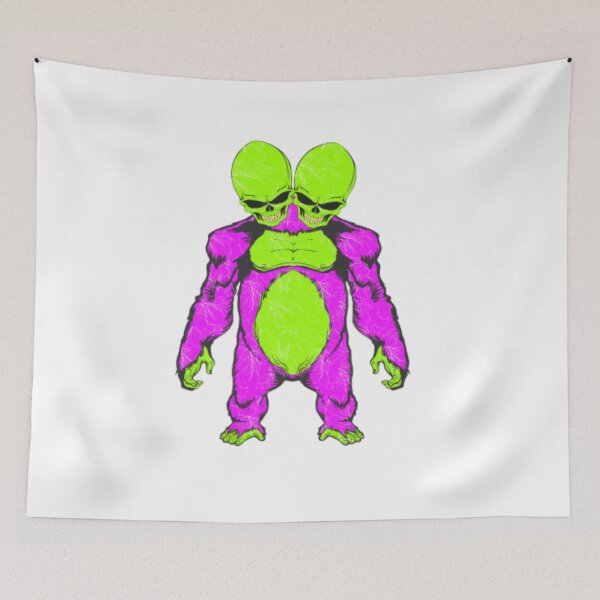 Item preview, alien space gorilla designed and sold by twistedgod69.