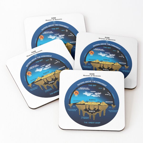 Item preview, Flat Earth | Ancient Hebrew Cosmology Concept designed and sold by VectorDesigner.