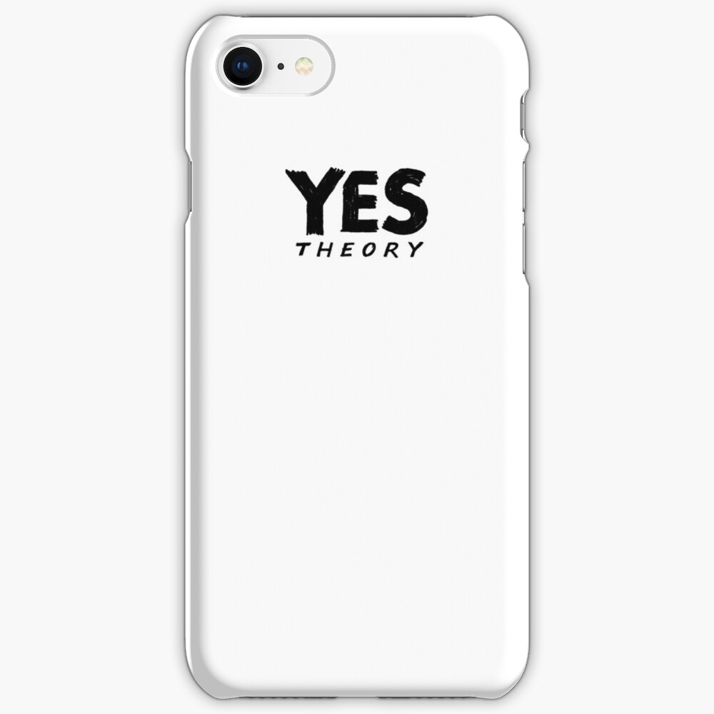 "Yes Theory" iPhone Case & Cover by ruuskaa Redbubble