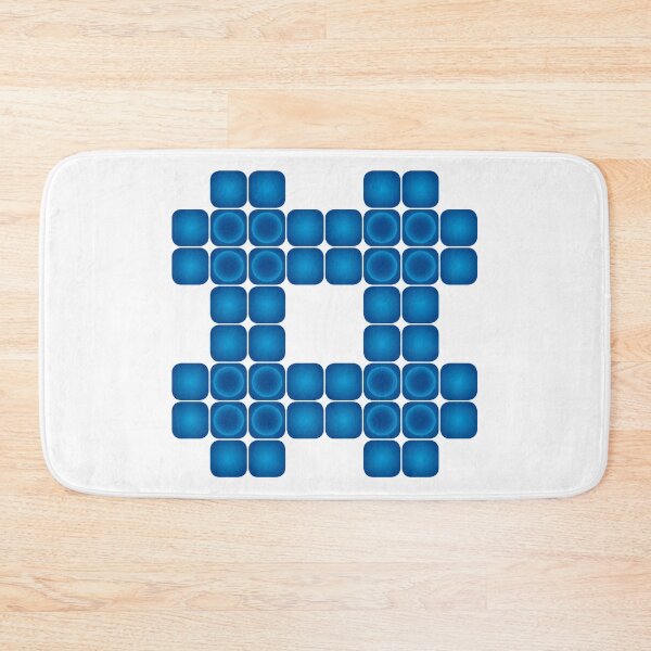 Item preview, Tile BigBLUE - Living Hell designed and sold by Hell-Prints.