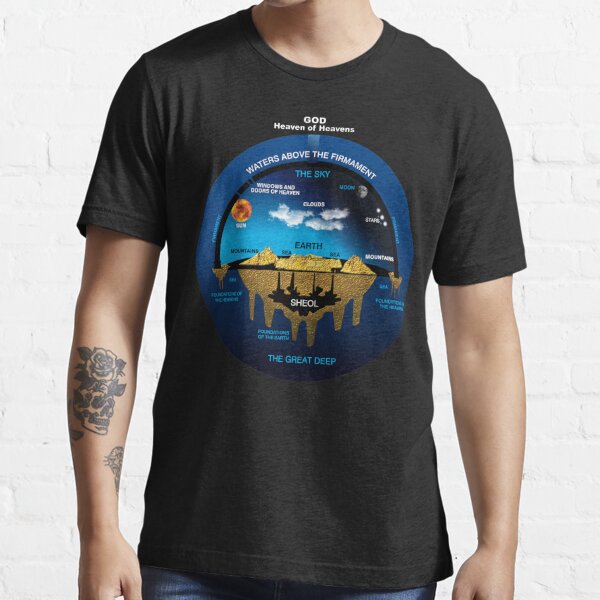 Flat Earth | Ancient Hebrew Cosmology Concept Essential T-Shirt