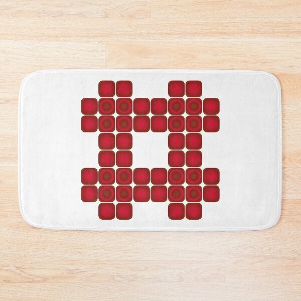 Item preview, Tile RED - Living Hell designed and sold by Hell-Prints.