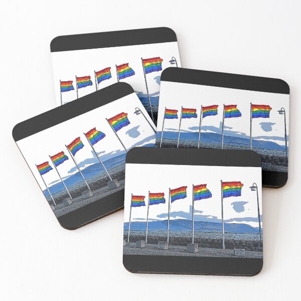 Item preview, Reykjavik Pride Flags Iceland designed and sold by PODLizardWizard.