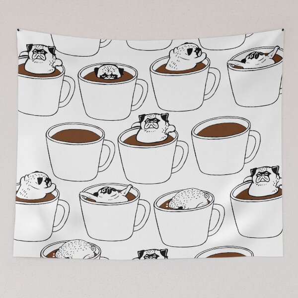 Item preview,  More Coffee Pug designed and sold by Huebucket.