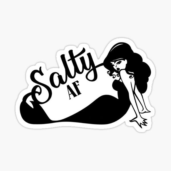 Download Mermaid Af Stickers Redbubble