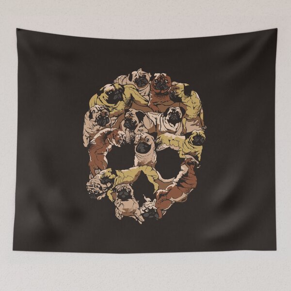 Item preview, Skull Pug designed and sold by Huebucket.