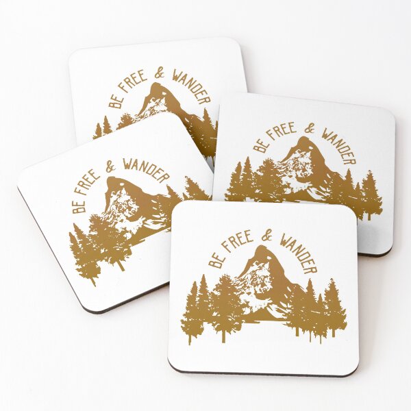 Item preview, Mountain Be Free & Wander - Camping Adventure Hiking designed and sold by ShutBite.