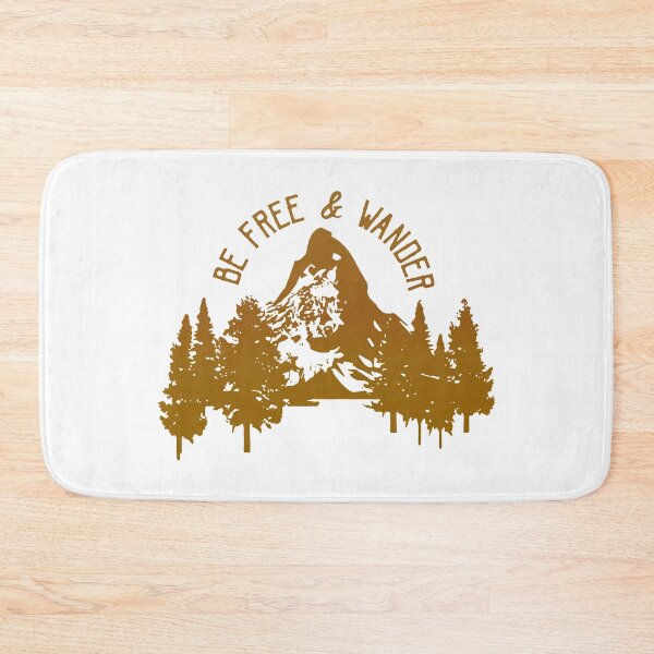 Item preview, Mountain Be Free & Wander - Camping Adventure Hiking designed and sold by ShutBite.