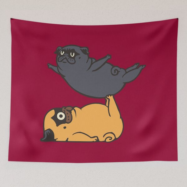 Item preview, Acroyoga Pugs designed and sold by Huebucket.