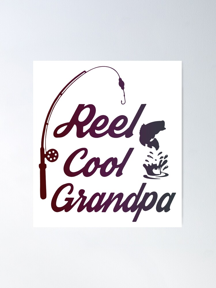 Reel Cool Grandpa Walleye Shirt Retro Reel Cool Grandpa T Shirt