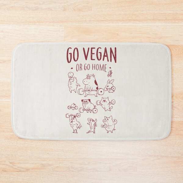 Item preview,  GO VEGAN OR GO HOME designed and sold by Huebucket.
