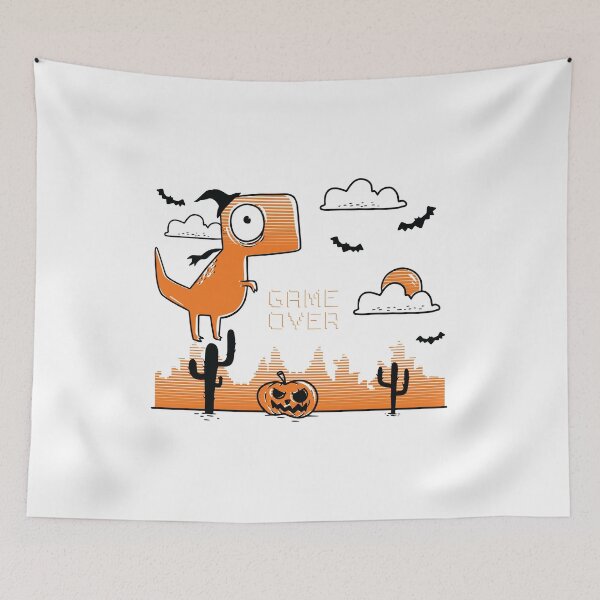 Item preview, Halloween Game Over Dinosaur Decoration  designed and sold by eaglestyle.