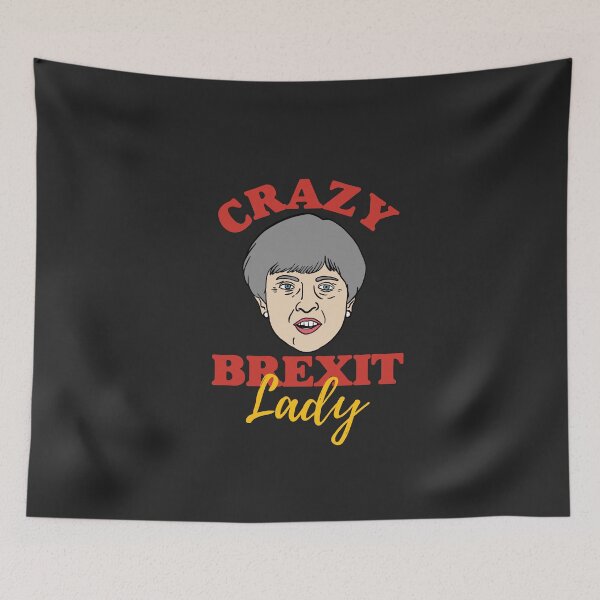 Item preview, Crazy Brexit Lady designed and sold by isstgeschichte.