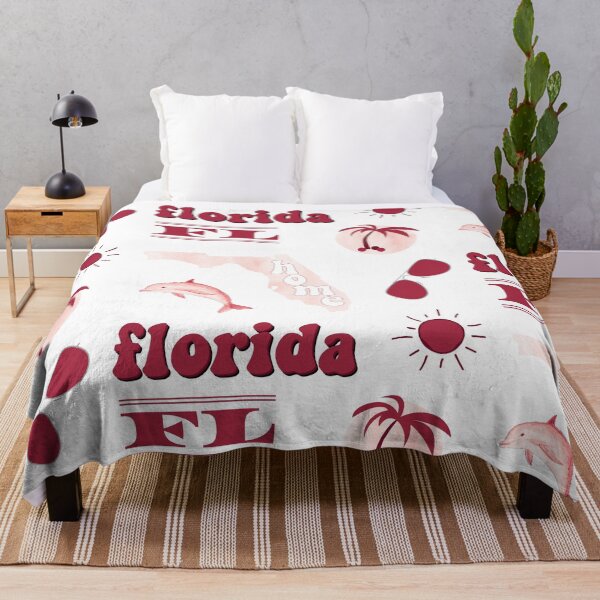 Item preview, Maroon Watercolor Florida US State Sticker Pack designed and sold by The-Goods.