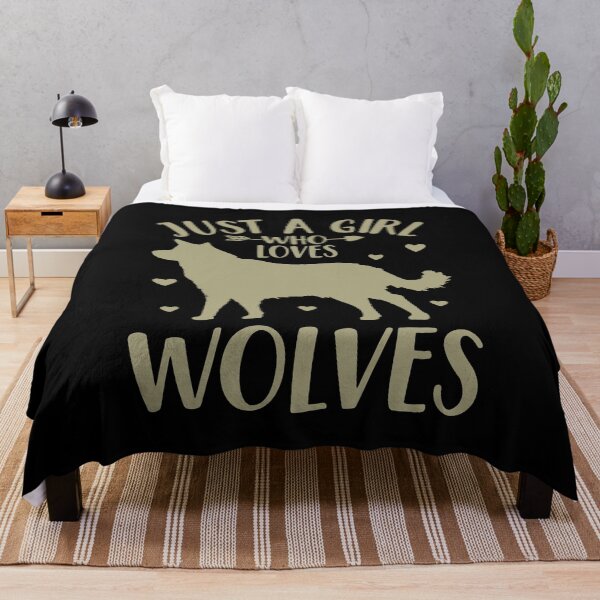 Item preview, Wolf Girl - Just A Girl Who Loves Wolves designed and sold by ShutBite.