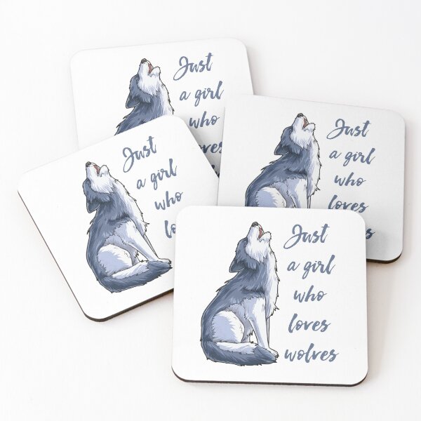 Item preview, Wolf Girl - Just A Girl Who Loves Wolves designed and sold by ShutBite.