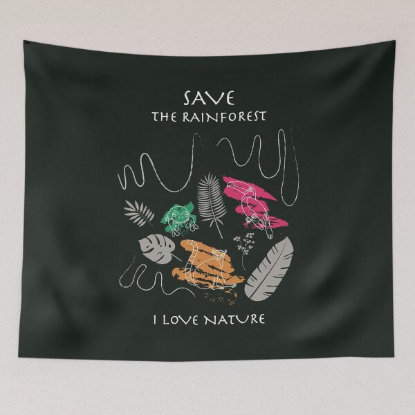 Item preview, Save The Amazon Tropical Rainforest Brazil designed and sold by RunawaySteph.
