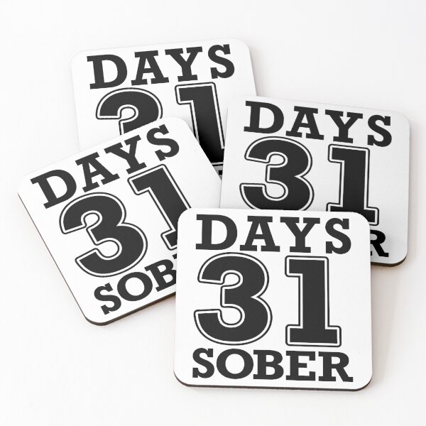 Item preview, 31 Days Sober  designed and sold by PoshJocks.