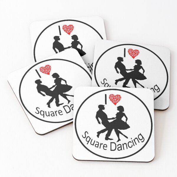 Item preview, Heart Circ BLK designed and sold by Square Dancing Gifts & Merchandise.