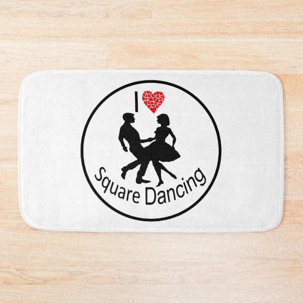 Item preview, Heart Circ BLK designed and sold by Square Dancing Gifts & Merchandise.