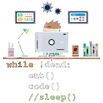 Artwork thumbnail, Science Programmer Eat Code Sleep by ShutBite