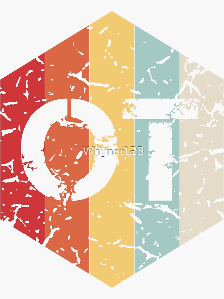"Retro OT" Sticker for Sale by Whynot123 Redbubble